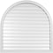 Ekena Millwork Round Top Surface Mount PVC Gable Vent: Functional, w/ 2"W x 1-1/2"P Brickmould Frame, 42"W x 42"H GVPRT42X4202SF - alternate 1